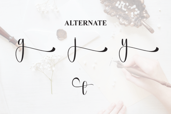 Rustic Signature Font PNG with transparent background - Preview 6