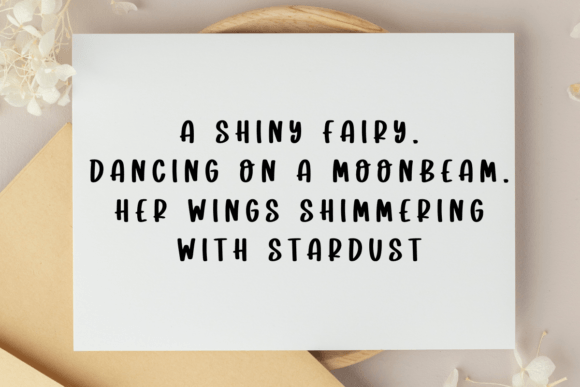 Shiny Fairy Font PNG with transparent background - Preview 5