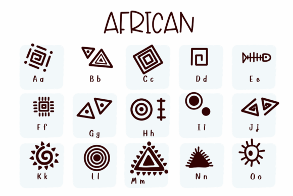 African Font - Preview 1
