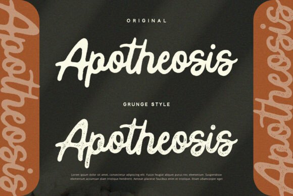 Apotheosis Font - Preview 1