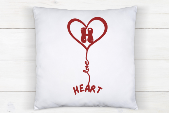 Balloon Love Heart Font - Preview 4