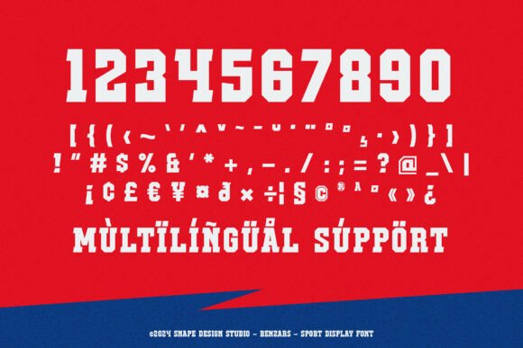 Benzars Font - Preview 3