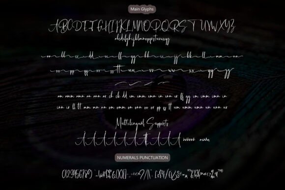 Black Amour Font - Preview 6