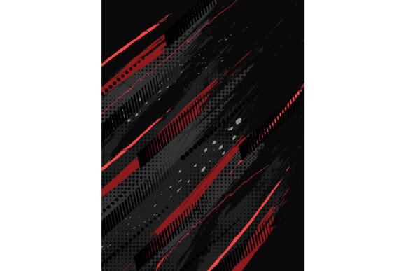 Black and Red Grunge Background