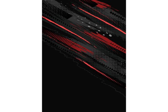 Black and Red Grunge Background