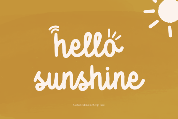 Caspian Font - Preview 2