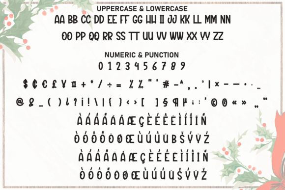 Christmas Alphabet Font - Preview 6