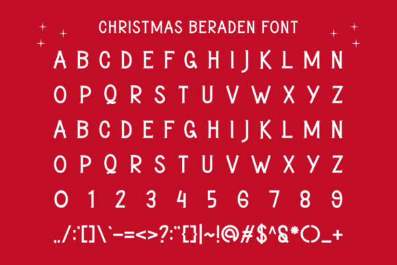 Christmas Beraden Font - Preview 4