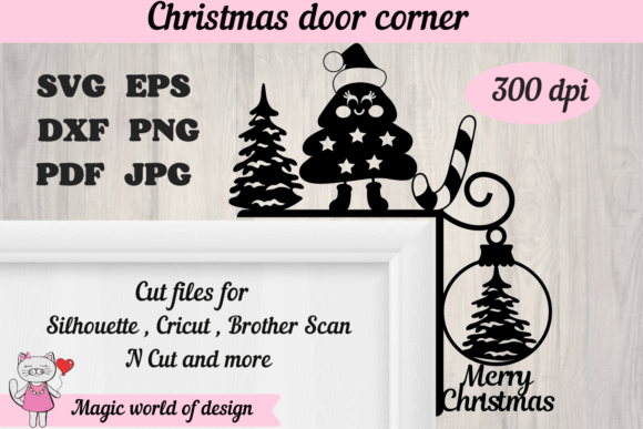 Christmas Door Corner Decor Ideas Graphics