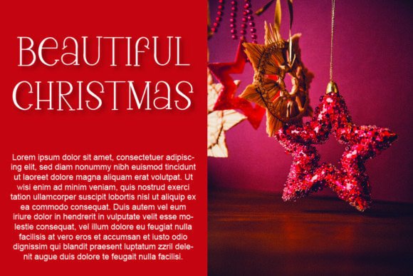 Christmas Farmhouse Font - Preview 1