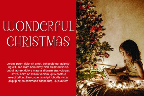 Christmas Farmhouse Font - Preview 3