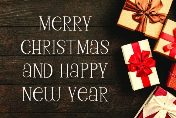 Christmas Farmhouse Font - Preview 4