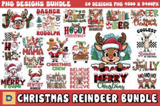 Christmas Reindeer Sublimation Bundle