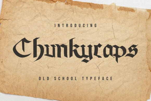 Chunky Caps Font - Preview 1