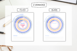 Circular Habit Tracker | Canva Template Graphic by Sharp Flair Graphics ...