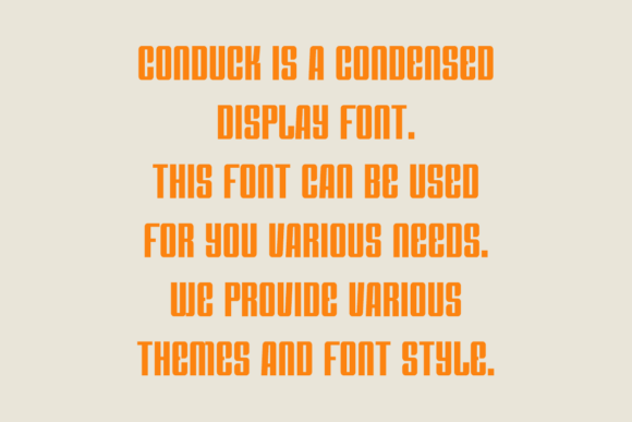 Conduck Font - Preview 3