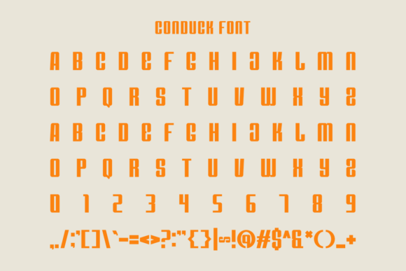Conduck Font - Preview 4