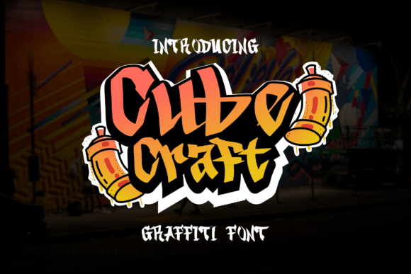 Cubecraft Font PNG with transparent background - Preview 2