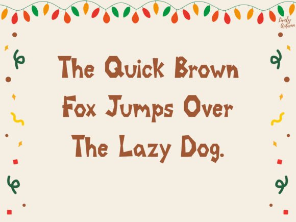 Funfest Font PNG with transparent background - Preview 3