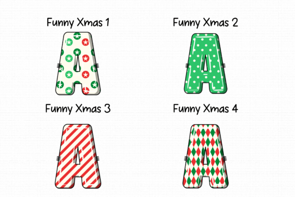 Funny Xmas Font - Preview 1