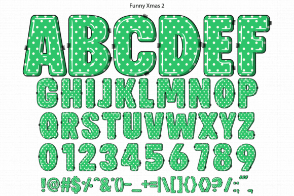 Funny Xmas Font - Preview 3