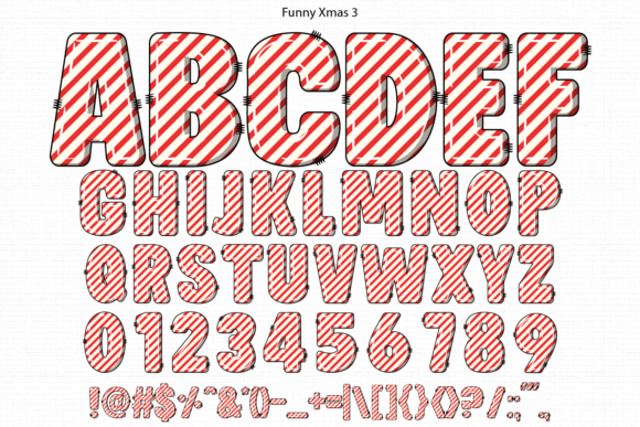 Funny Xmas Font - Preview 4