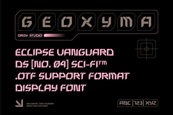 Geoxyma Font - Preview 1