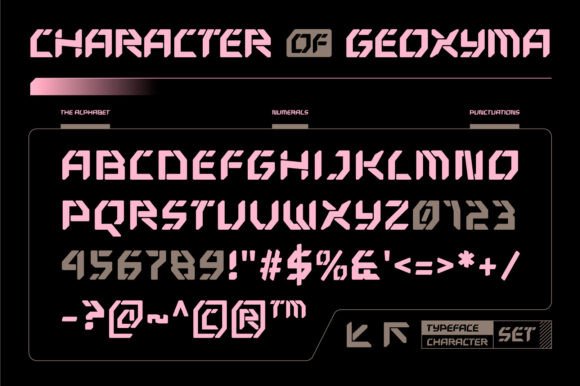 Geoxyma Font - Preview 3