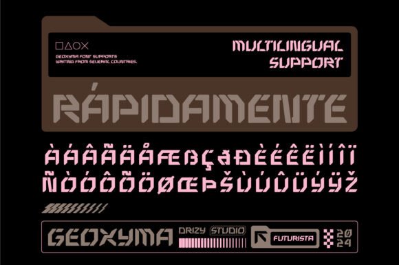 Geoxyma Font - Preview 4