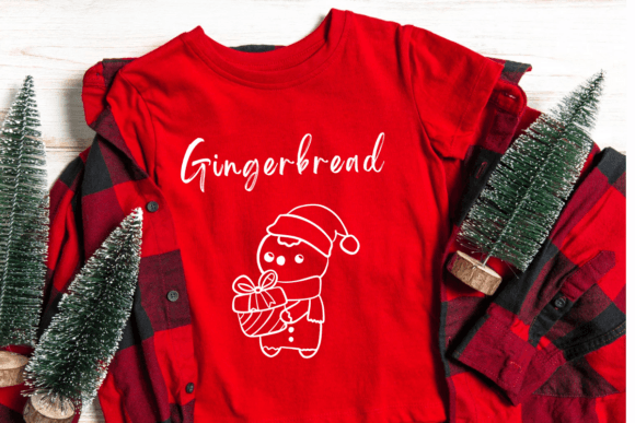 Gingerbread Doodle Font PNG with transparent background - Preview 5