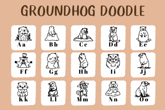 Groundhog Doodle Font - Preview 1