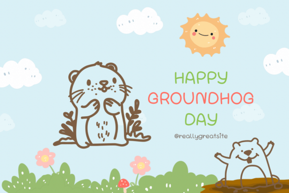 Groundhog Doodle Font - Preview 5