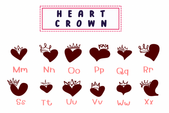 Heart Crown Font - Preview 2