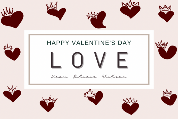 Heart Crown Font - Preview 4