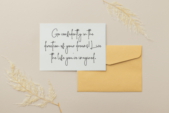 Homework Signature Font PNG with transparent background - Preview 2
