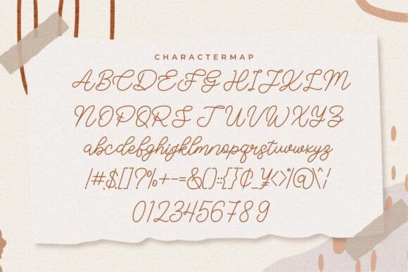 Kalistha Weldone Font PNG with transparent background - Preview 4