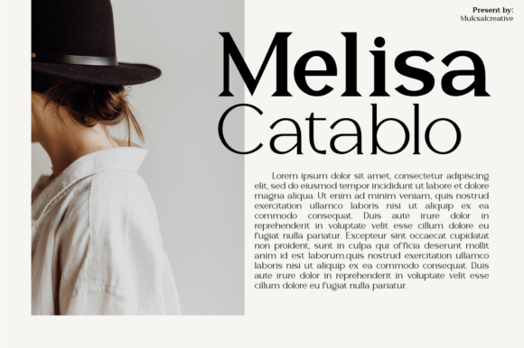 Lutoria Serif Font PNG with transparent background - Preview 2