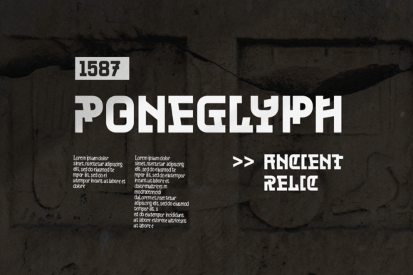 Marbot Font PNG with transparent background - Preview 2