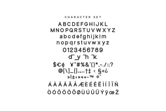 Silenon Font PNG with transparent background - Preview 6