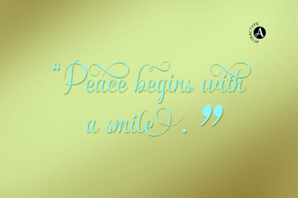 Smiling Moon Font PNG with transparent background - Preview 3