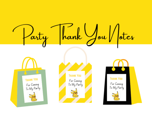 Thank You Party Cards