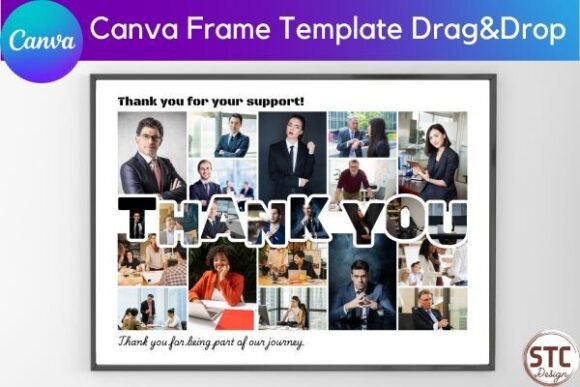 Thank You Photo Collage Canva Template