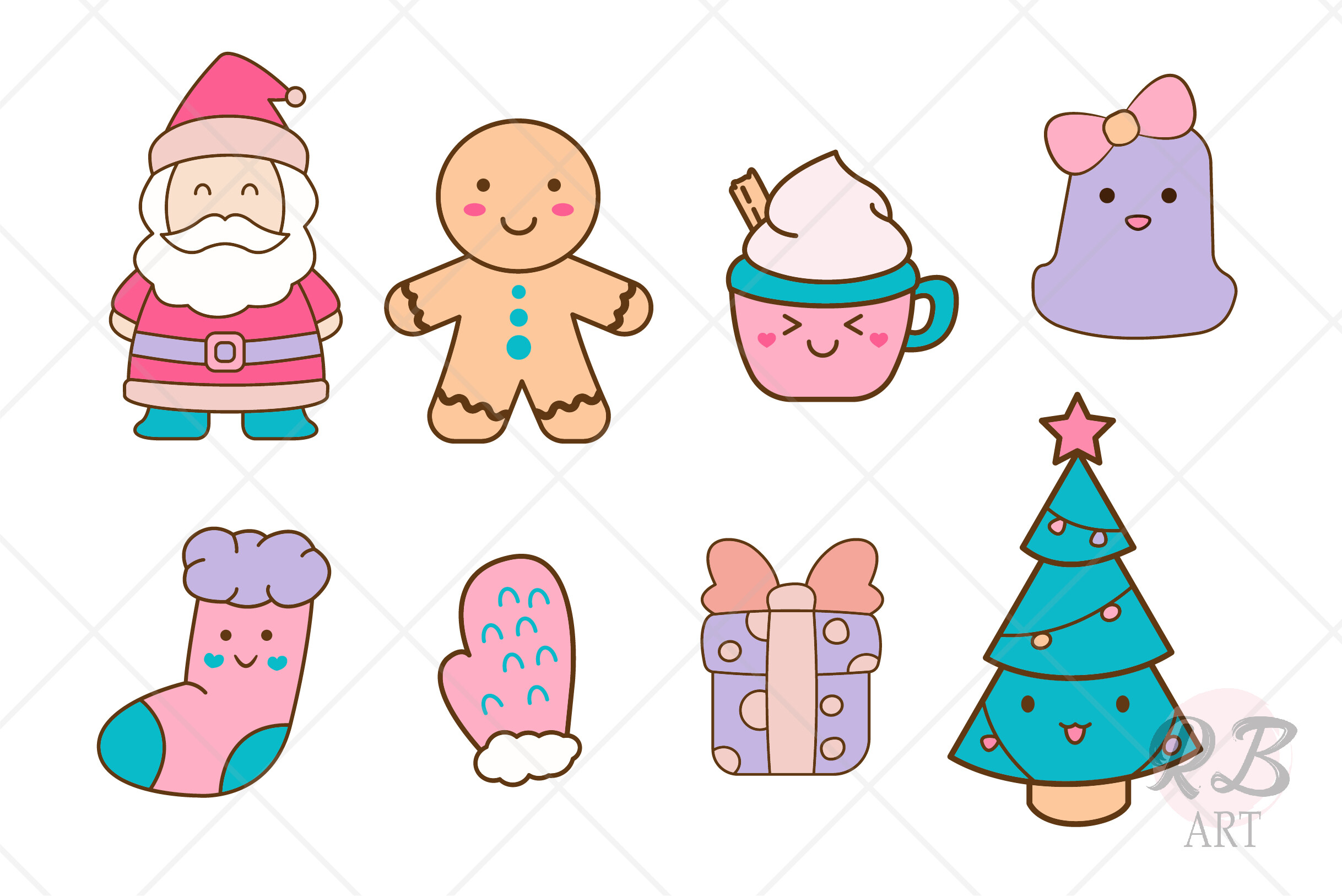 Christmas Pastel Cliparts - photo 4
