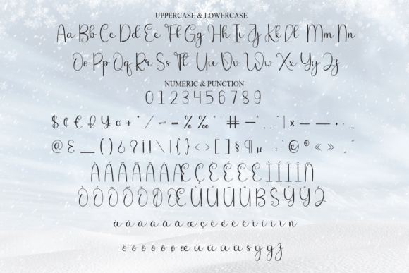 Frosty Winter Font - Preview 6