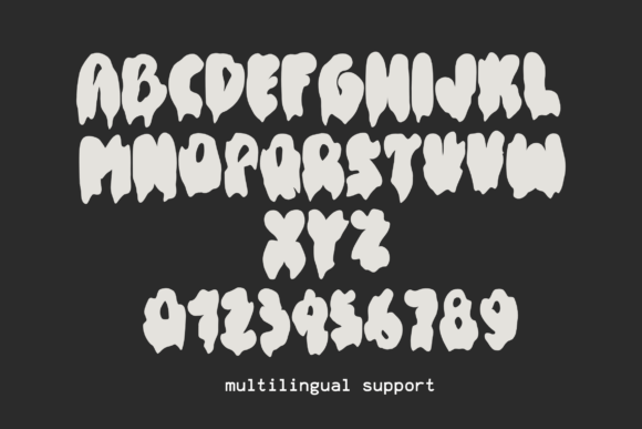 Halloween Melted Font - Preview 6