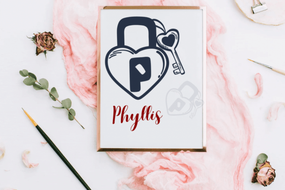 Heart Key Font - Preview 5