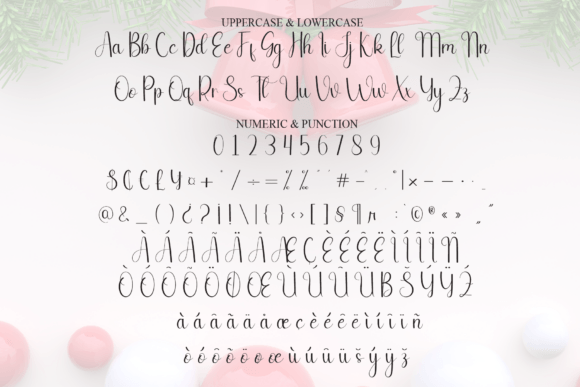 Jinglebells Font PNG with transparent background - Preview 6