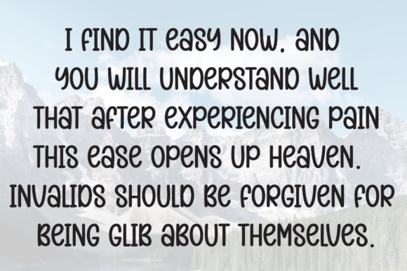 Momentic December Font PNG with transparent background - Preview 5