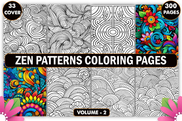 Zen Patterns Coloring Pages for Adults