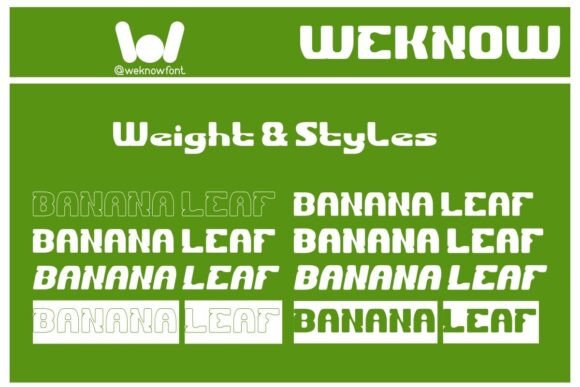 Banana Leaf Font - Preview 5